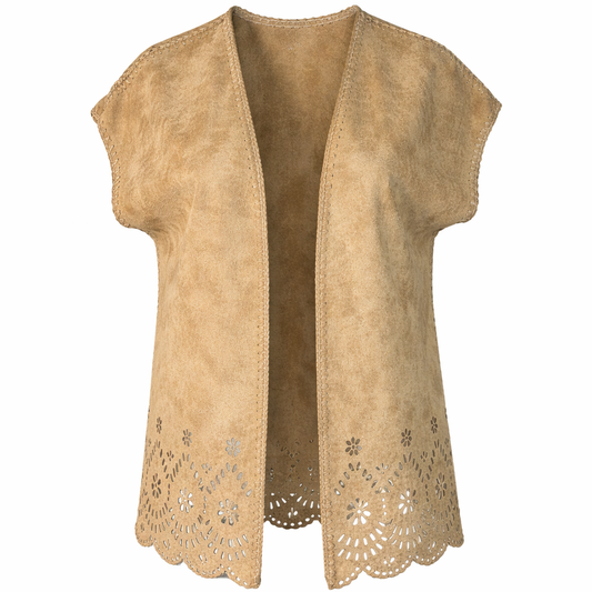 Suede waistcoat LAMIAR