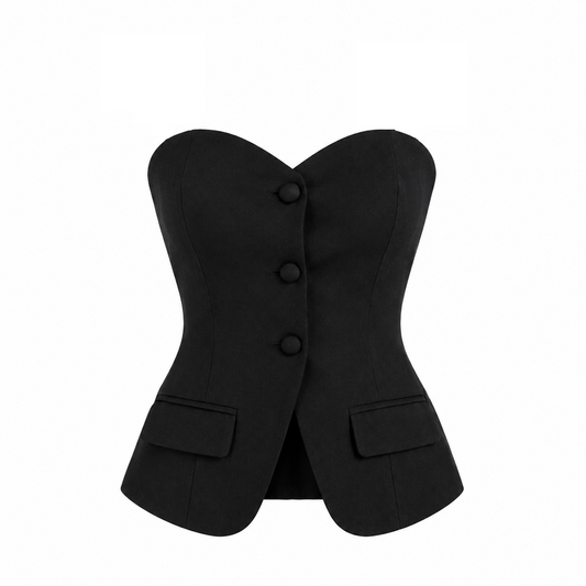 Black bustier 