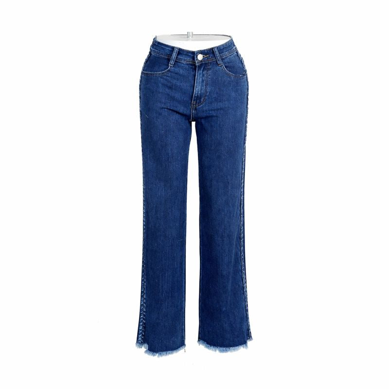 Straight cut cropped jeans BEY