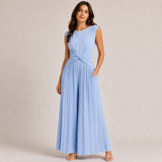 Pleated Jumpsuit 