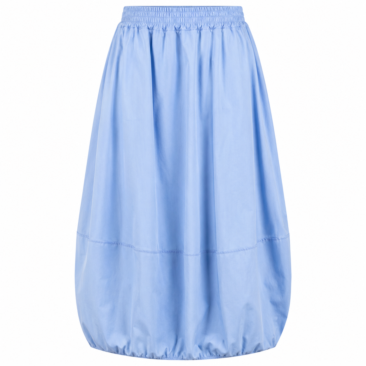 Blue skirt with elastic waistband 
