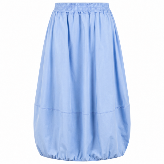 Blue skirt with elastic waistband 