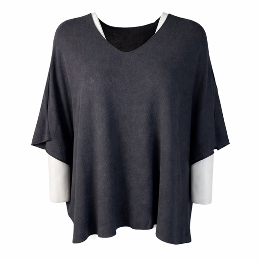 V-neck oversized top COLETTE