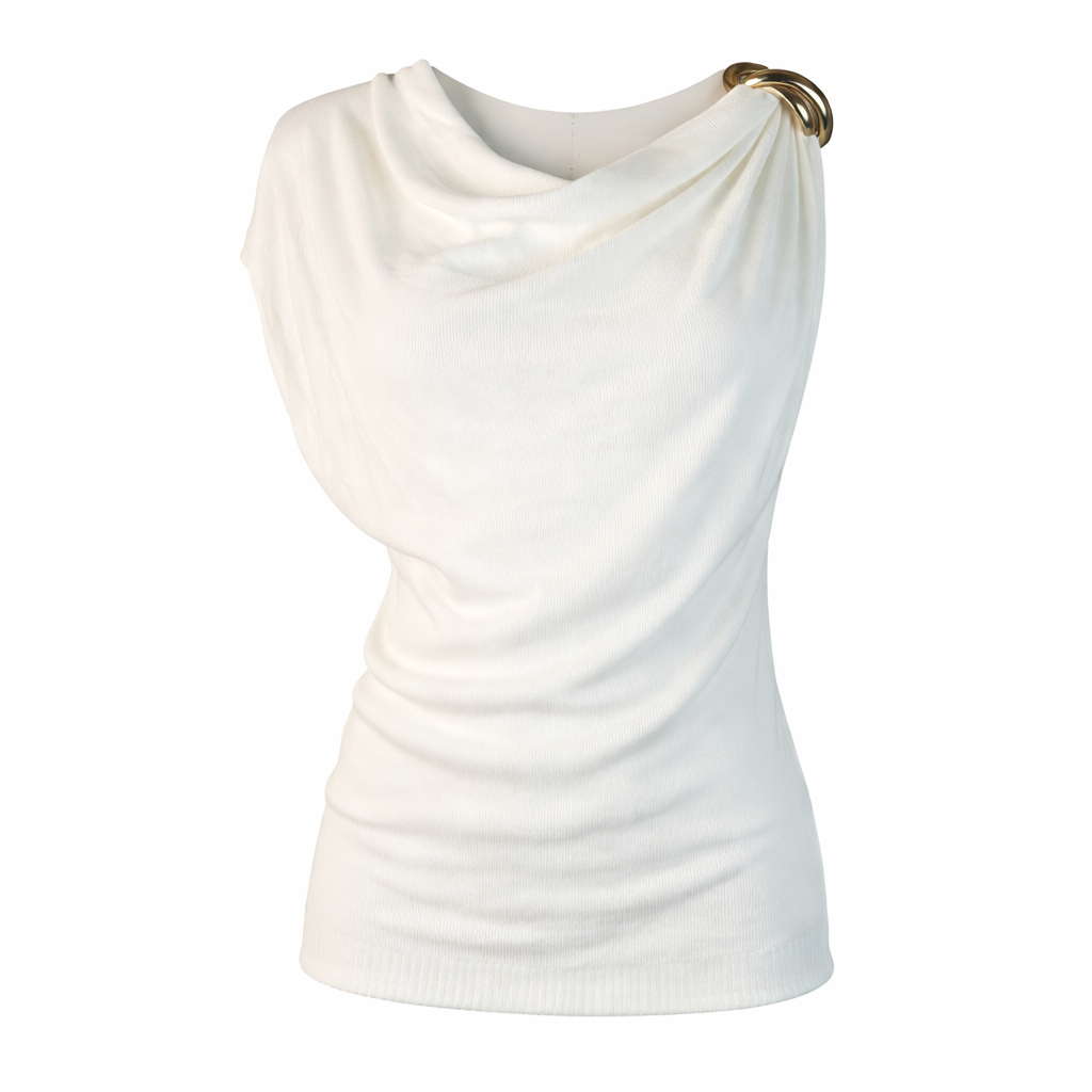 Top with gold detail LAMIAR