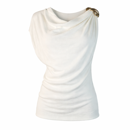 Top with gold detail LAMIAR