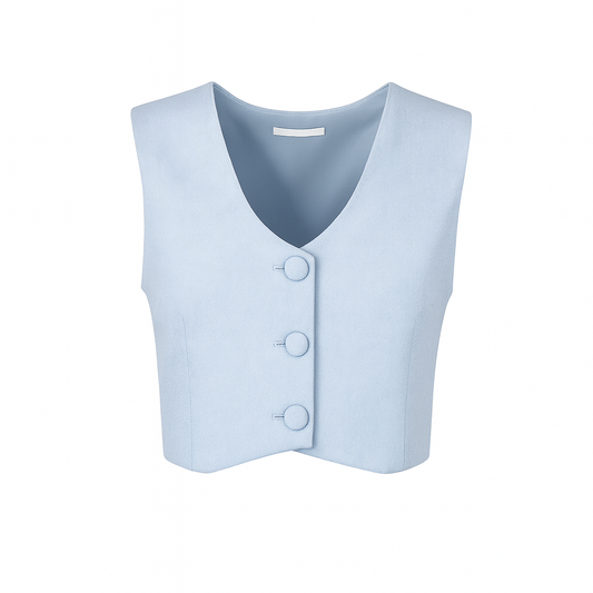Cropped waistcoat