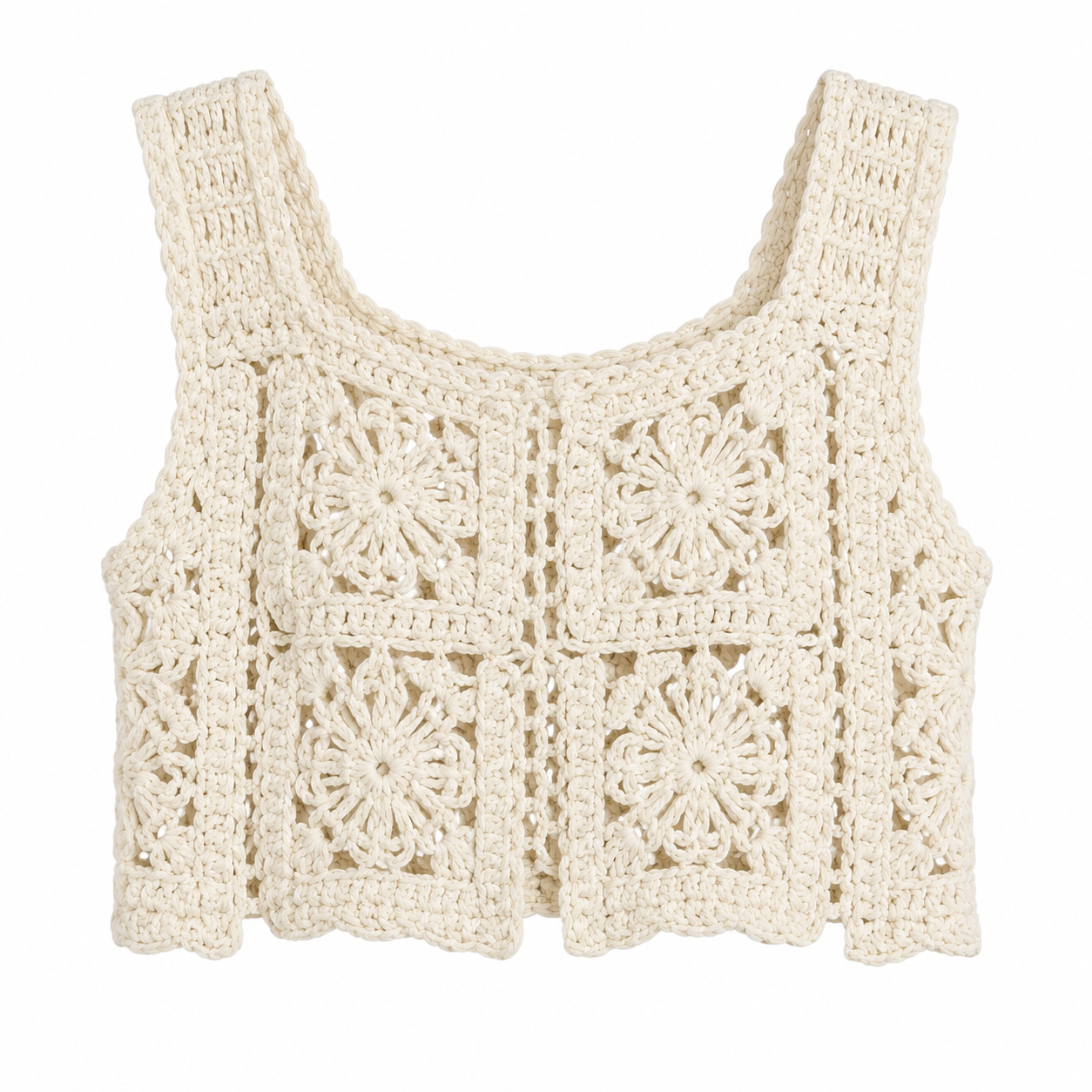 Crochet cropped top 