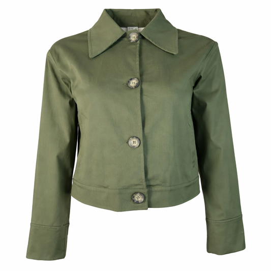 Military green blazer GOLD AND GOLD