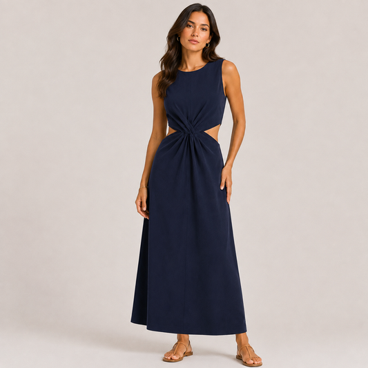 Cut out dress Blue 