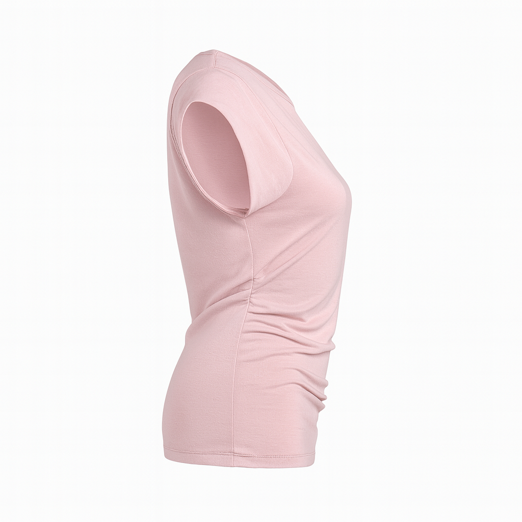 Top with padded shoulders