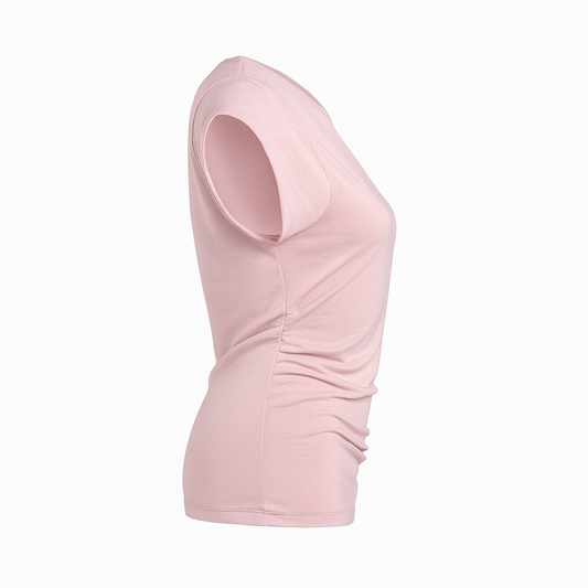 Top with padded shoulders