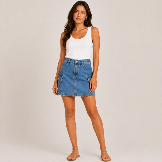 Denim skirt 