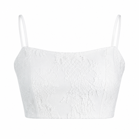 Dentelle crop top 