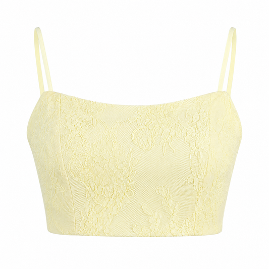Dentelle crop top 