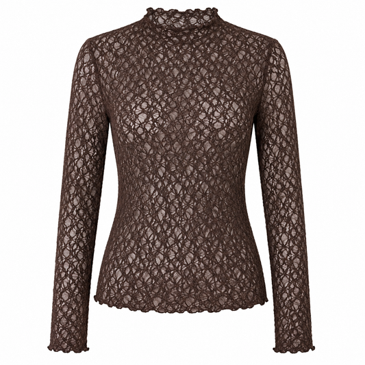 Dentelle long sleeves top 