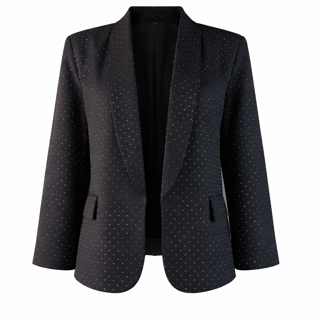Black blazer with silver dots A.Z.J
