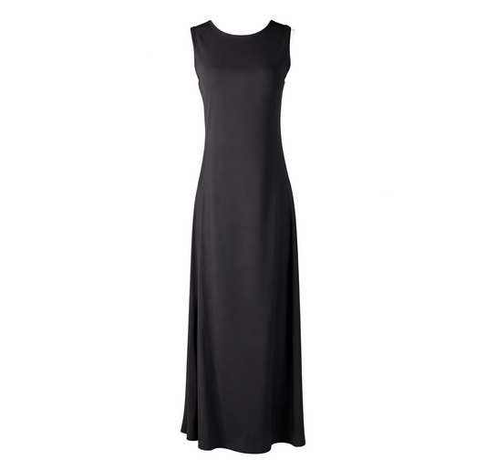 Maxi black dress CHERRY BLUE