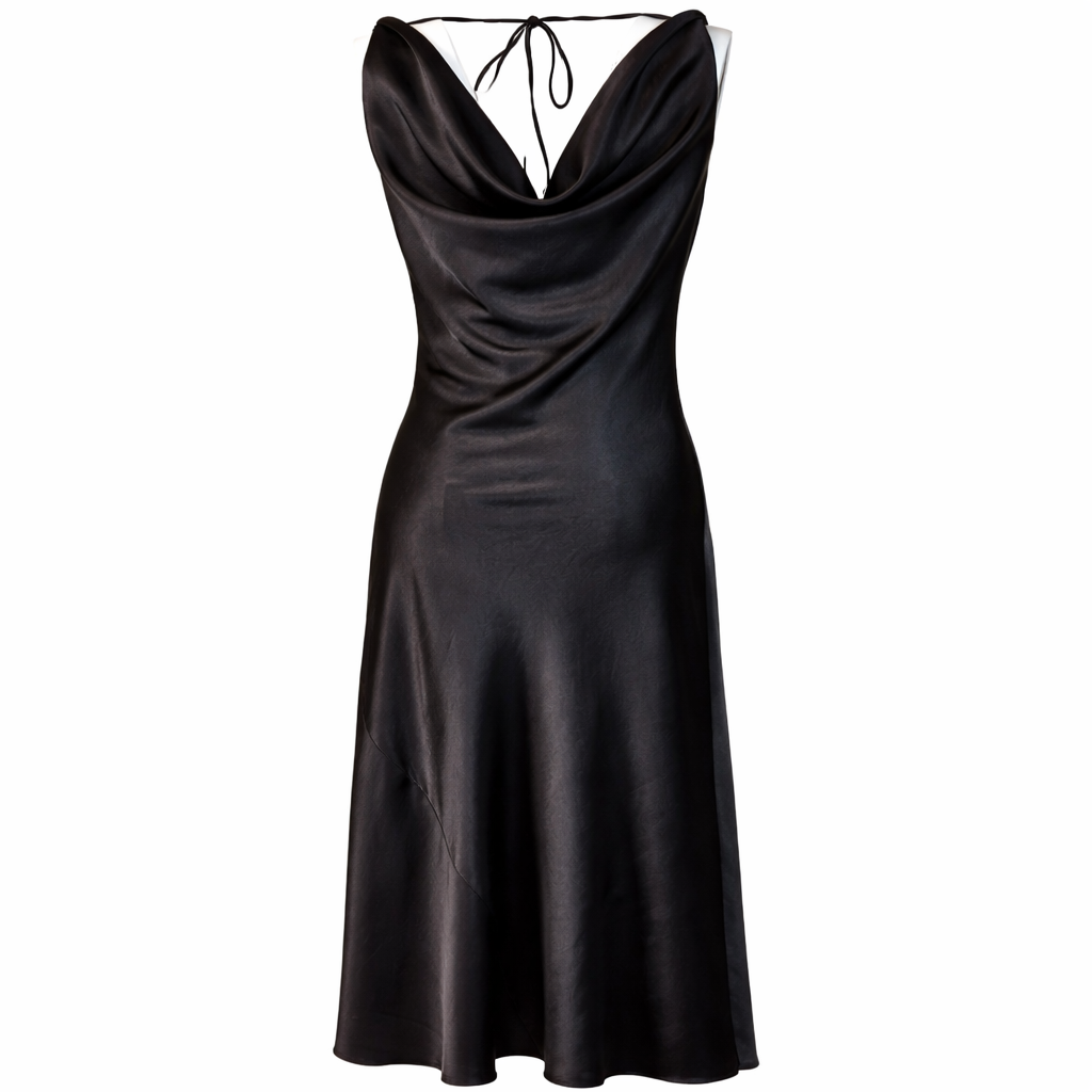 Satin maxi dress LAMIAR