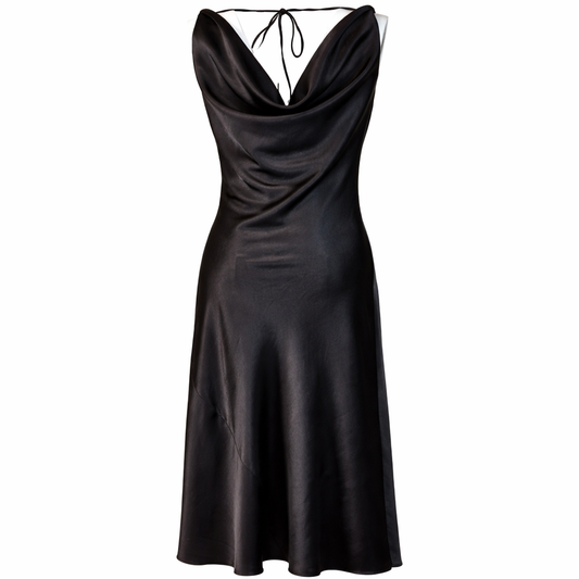 Satin maxi dress LAMIAR