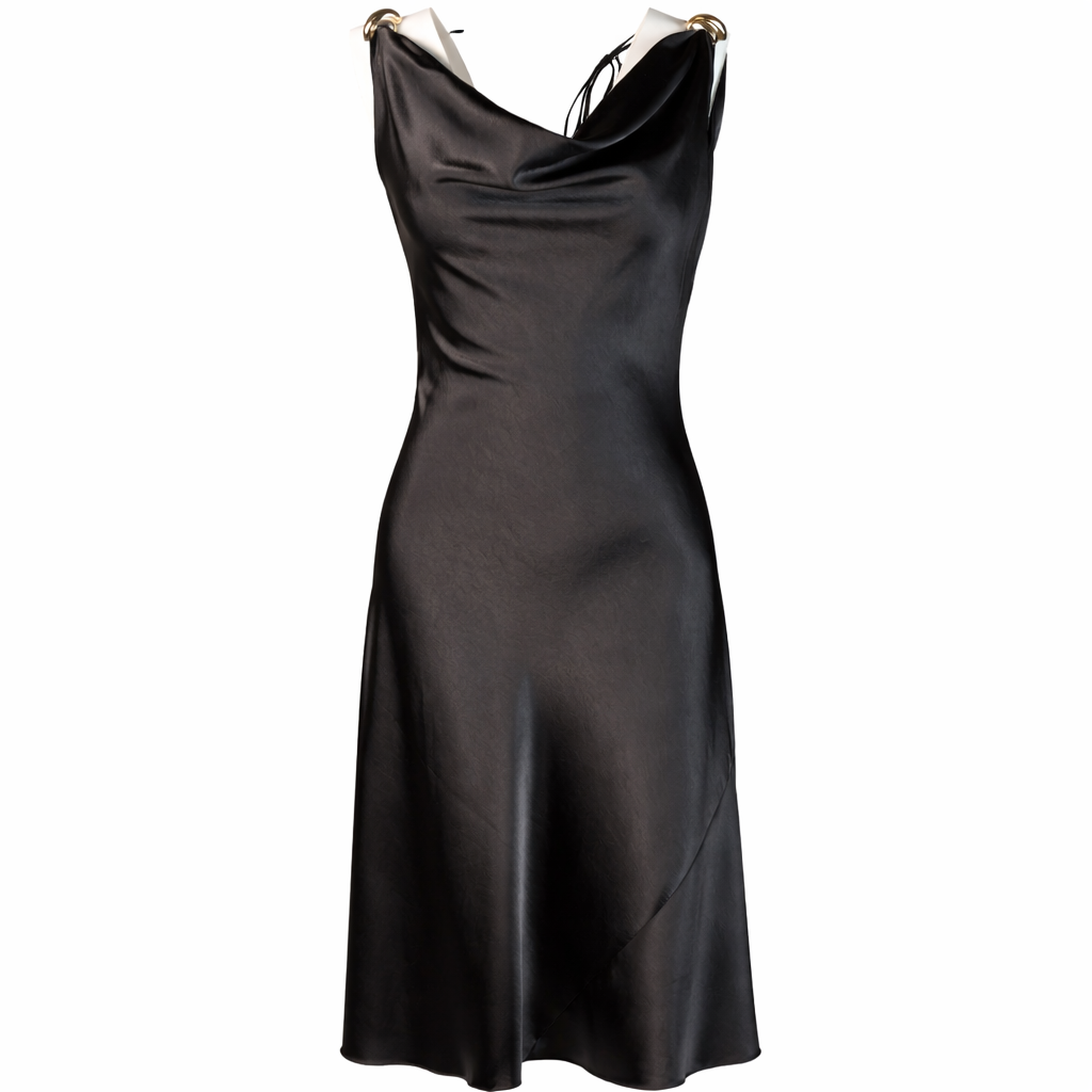 Satin maxi dress LAMIAR