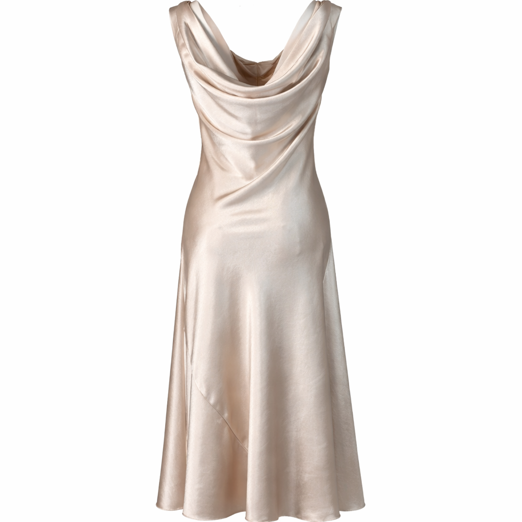 Satin maxi dress LAMIAR