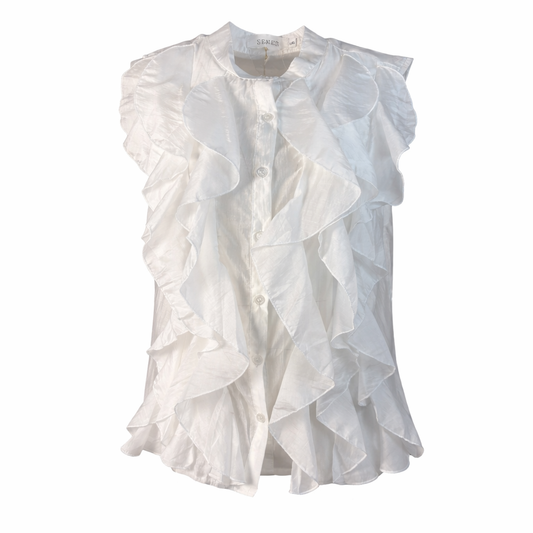 White sleeveless shirt SAS SCENE