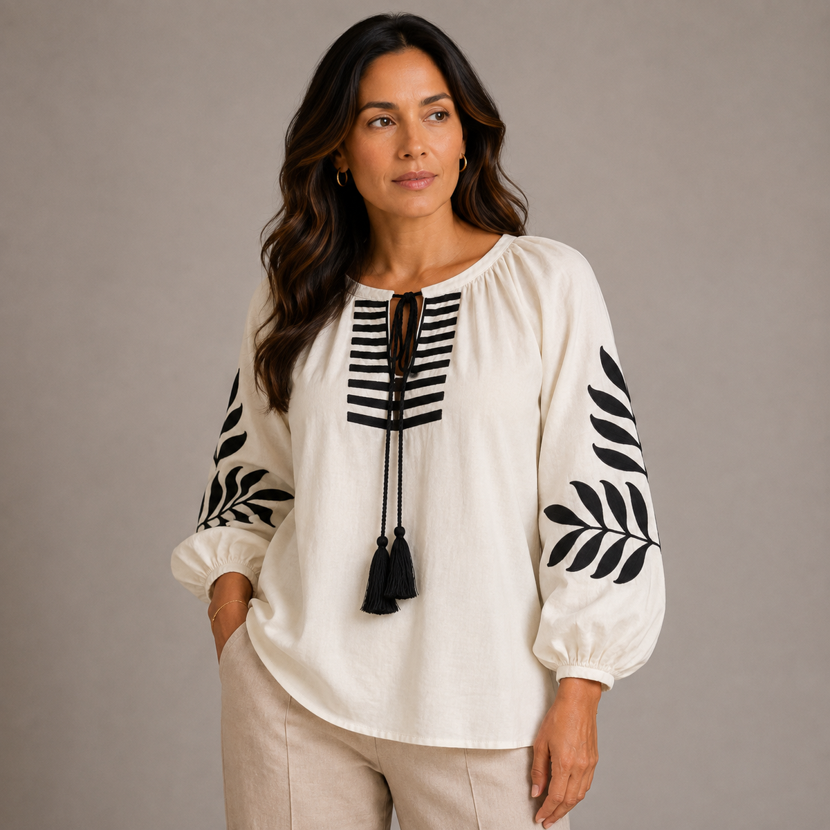 Embroidered Summer Shirt