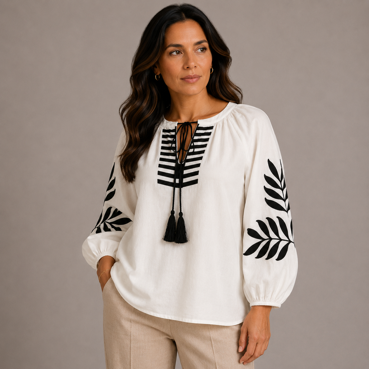 Embroidered Summer Shirt