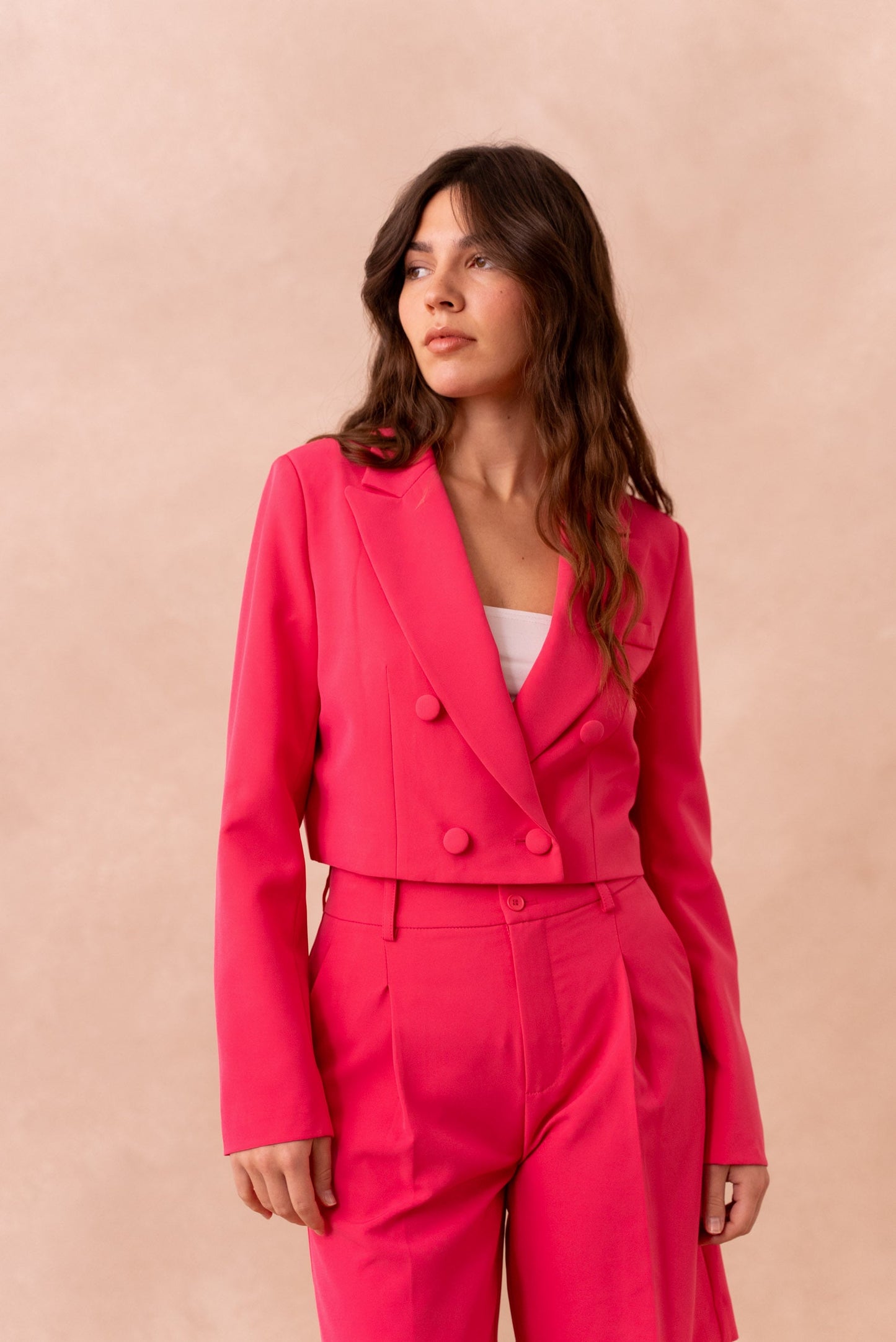 Outfit Set tailored cropped blazer ATTENTIF