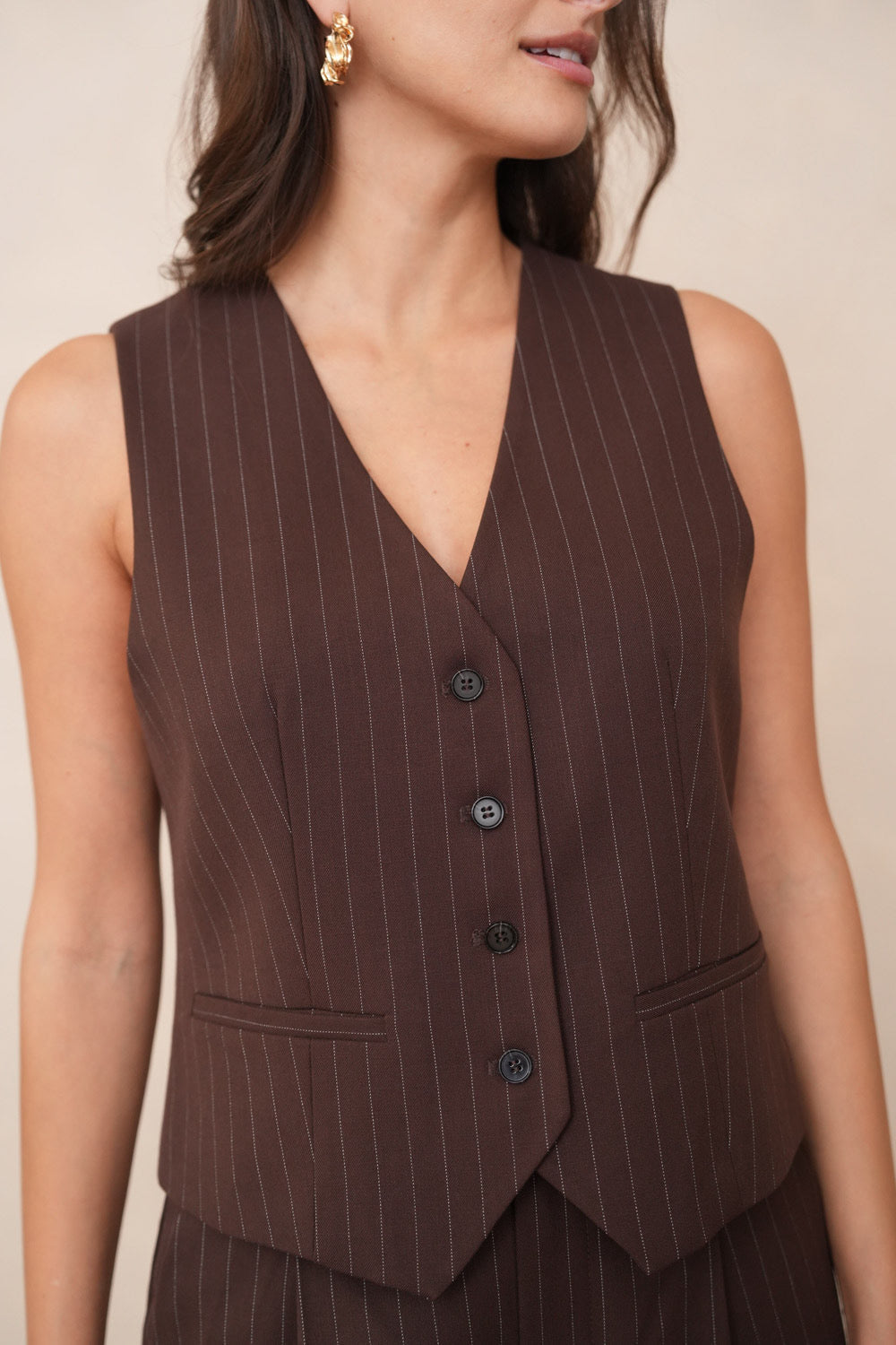 Striped waistcoat ATTENTIF