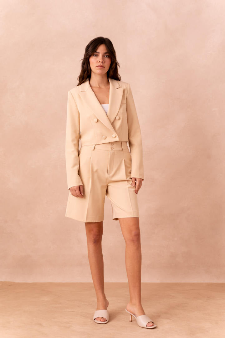 Outfit Set tailored cropped blazer ATTENTIF
