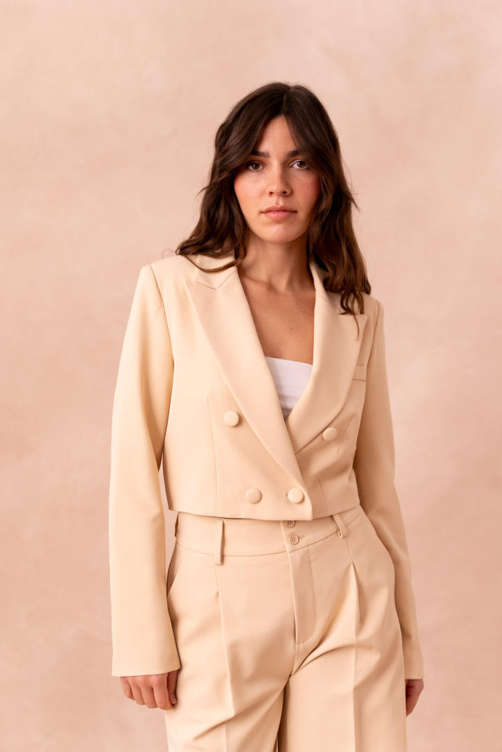 Outfit Set tailored cropped blazer ATTENTIF