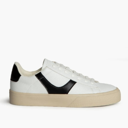 Corina Shoes White leather sneakers with black details