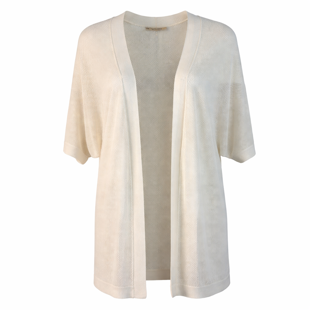 Open cardigan with star on the back DEEP PINK