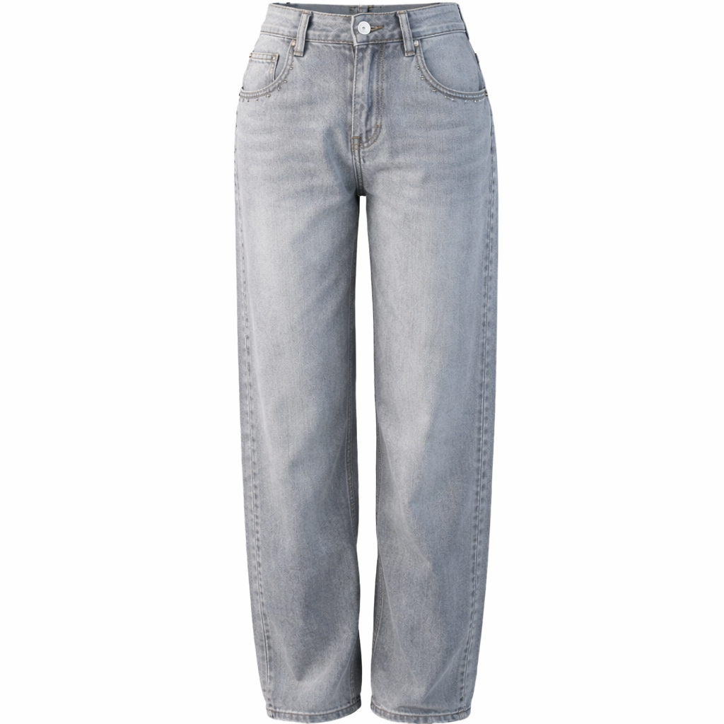 Jeans with silver dots GIOMAR