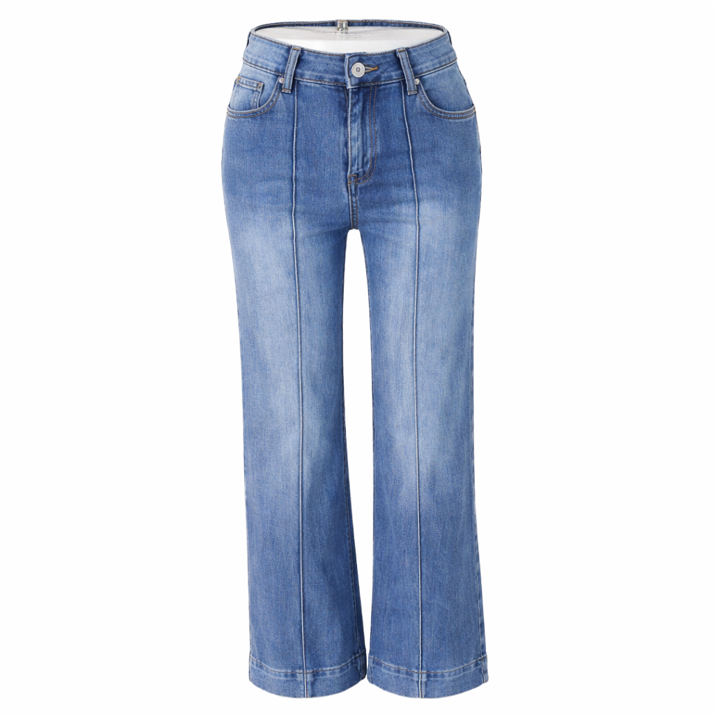 Straight legs light blue jeans LOUIZA FASHION