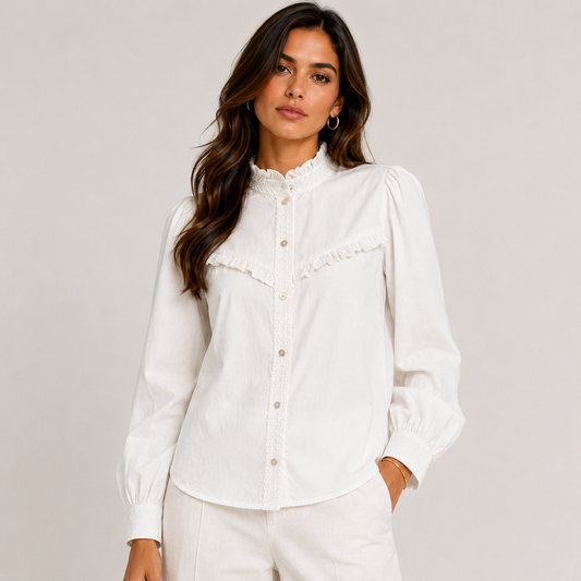 Long sleeves white shirt 