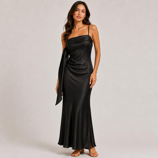 Maxi black dress 