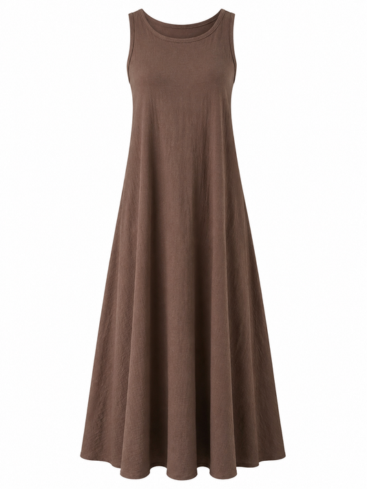 Maxi brown dress 