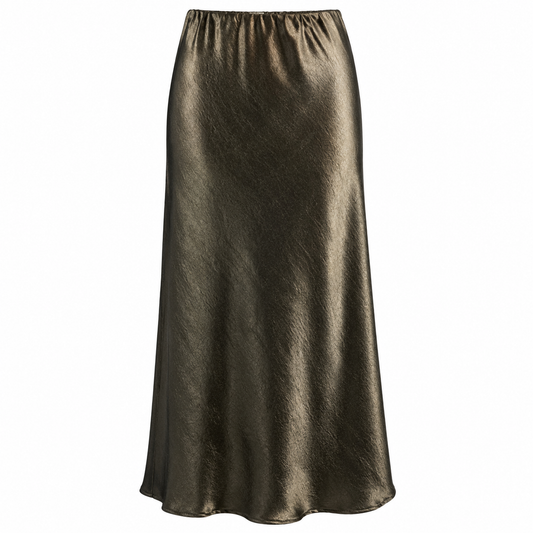 Maxi skirt with elastic waistband 