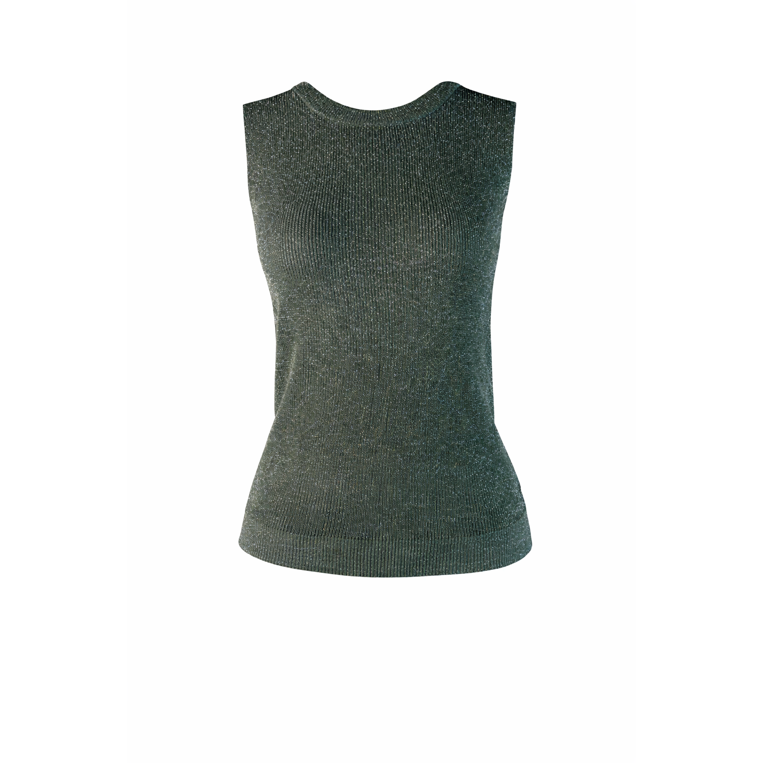 Metallic sleeveless top DEEP PINK