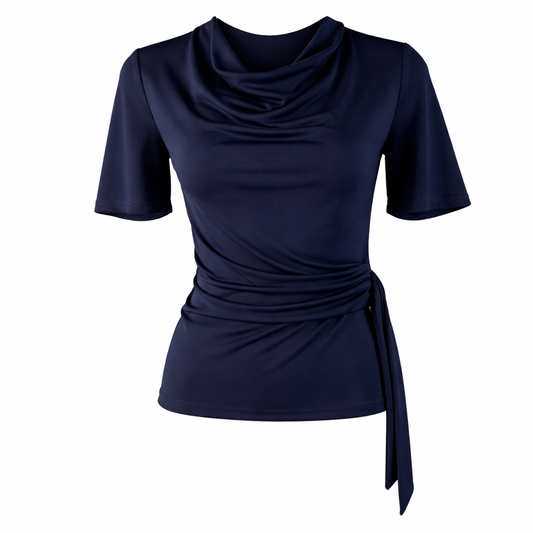 Navy top CHERRY BLUE