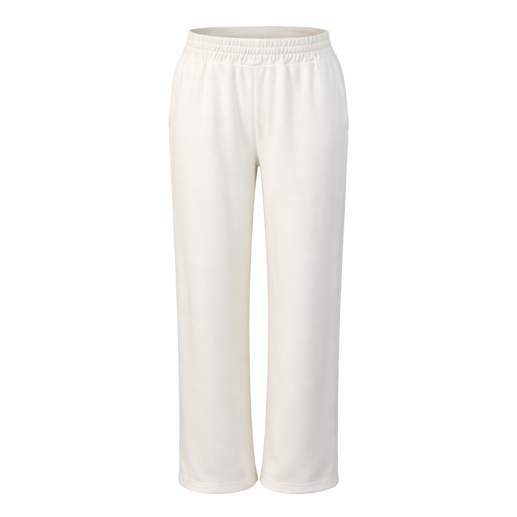 White jogging trousers CHERRY BLUE