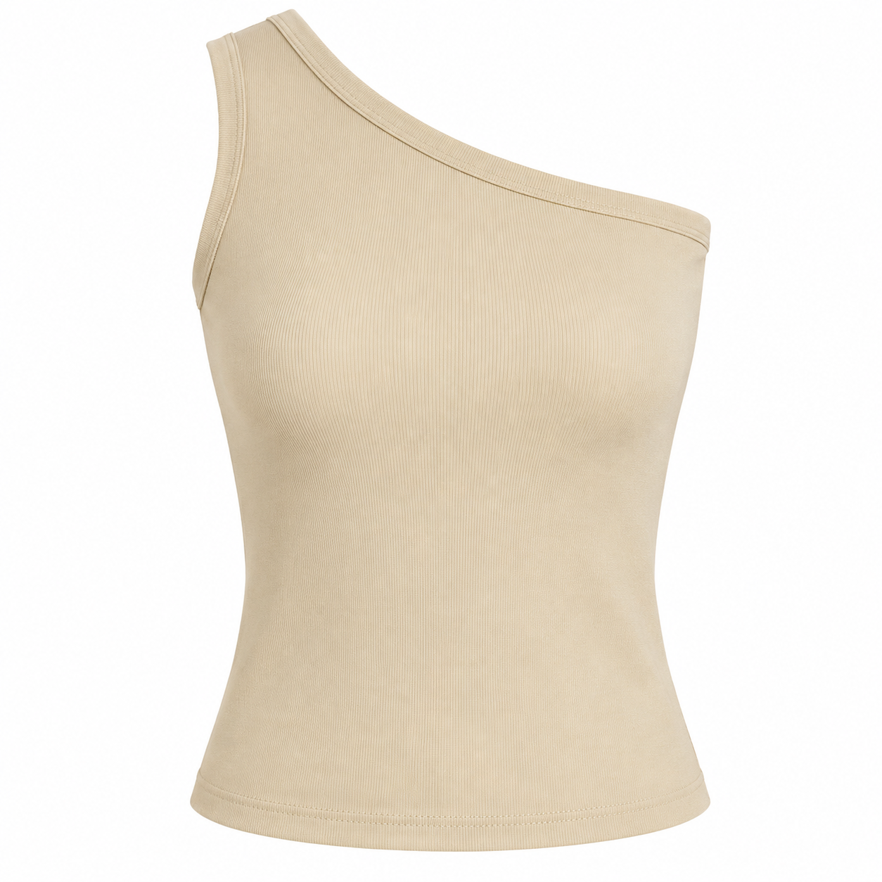 One shoulder cotton top 