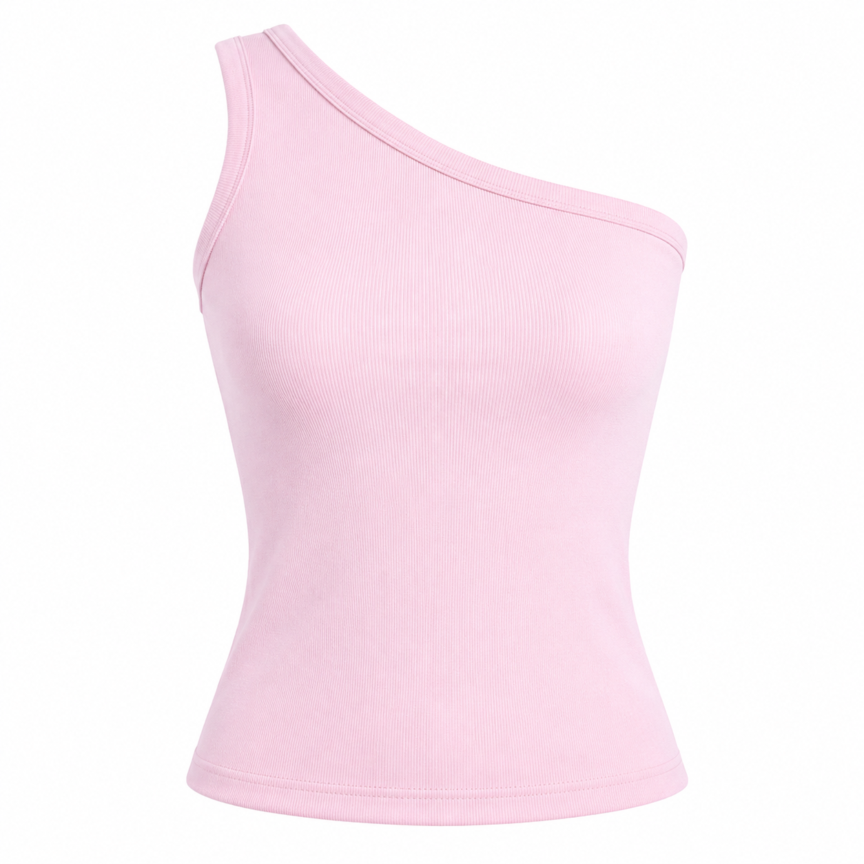 One shoulder cotton top 