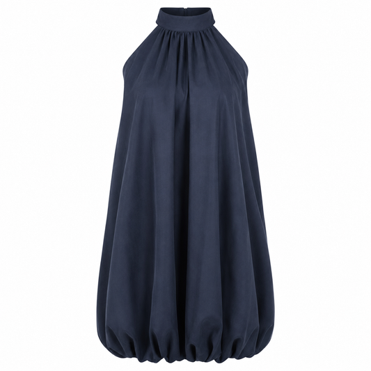 Open back - ballon cut dress 