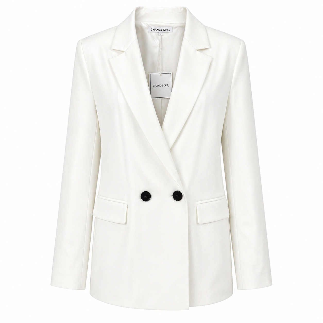 White oversized blazer 