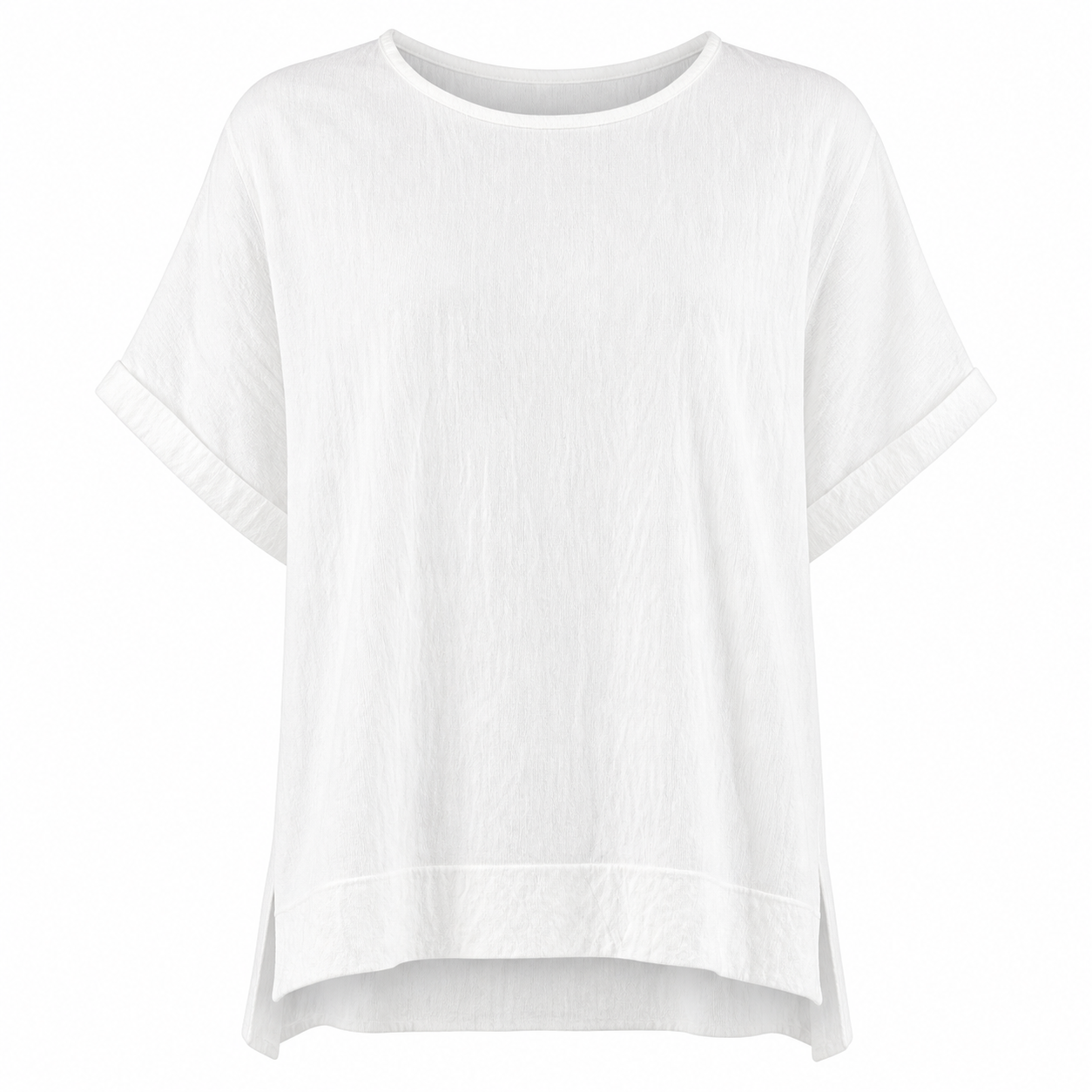 Oversized white top 