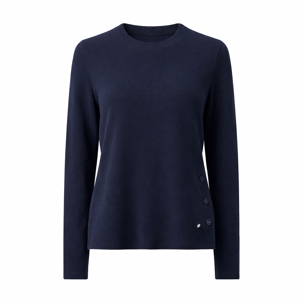 Plain knit with buttons on the side Giomar