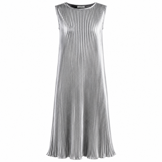 Pleated maxi dress 